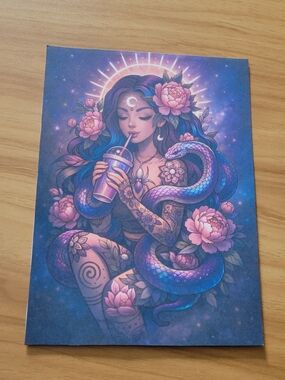 🌹New🌹Mystical Goddess 4pc Postcard Set